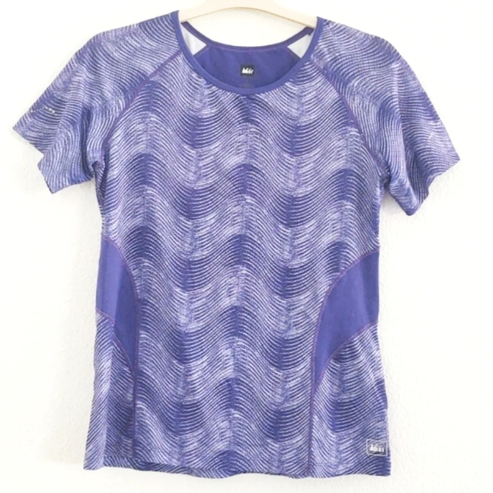 REI Athletic Crewneck Top Purple M - Picture 1 of 5